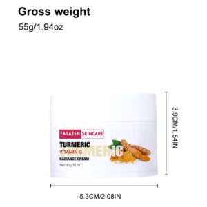 Long Lasting Vitamin C Turmeric Face Cream Anti Aging Moisturizing Whitening Radiance Facial Cream - Image 7
