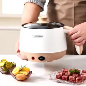 1.5L Electric Cooking Pot Non-Stick Hot Pot Electric Skillet Cooking For Dormitory - Image 5