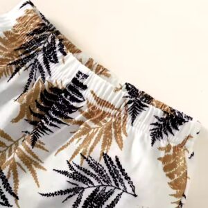 Boys' summer seaside holiday style coconut beach suit sleeveless vest shorts two-piece set - Image 7