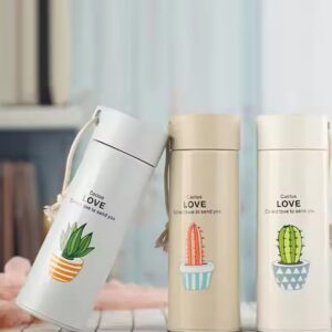 Reusable Insulated Water Bottle Travel Mug Vacuum Insulated Double Layer Water Food Grade Glass Bottle - Image 3