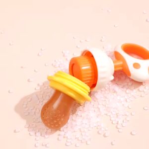 baby silicone fruit feeders, BPA free eco-friendly silicone fruit teether baby food feeder - Image 5