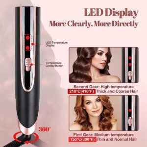 Liquid crystal display portable single barrel electric hair curler Single barrel hair curler - Image 5