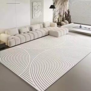 Modern style Rug Popular Cream Style Carpet Living Room Luxury New Vintage Light French Bedroom Bedside Luxury Area Carpet - Image 7