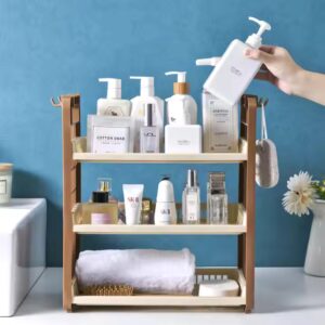 Kitchen Multi-layer Storage Rack Seasoning Jar And Large Capacity Spice Jar Rack Set Bathroom Sundry Storage Rack - Image 3