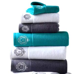 Five-star hotel towel cotton wholesale absorbent thick embroidery logo bath - Image 5