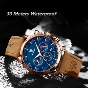 Men Quartz Watch Stainless Steel Band - Image 4