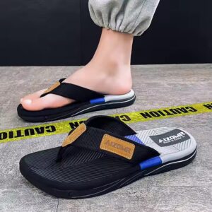 Men's drag outside wear anti-slip and deodorant beach men's home with flip-flops men's flip-flops - Image 3