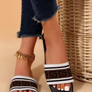 Luxury Women Shoes Flat Sandals Shoe Top Quality Designer Slipper Slides Women Ladies Brands Logo Slippers Slides For Women - Image 6