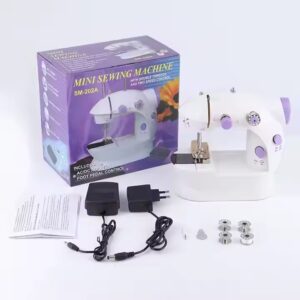 Adult Electric Crafting Speed Crafting Mending Machine Electric Overlock Sewing Silks Wool Leather Mini Portable Sewing Machine - Image 5