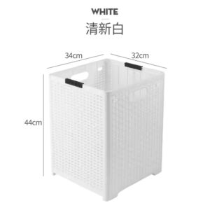 Collapsible Plastic Laundry Basket Folding Laundry Basket For Dirty Clothes - Image 3