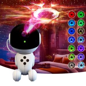 Rotatable Magnet Remote Control Robot Skylight Nebula Cloud Galaxy Projector for Room Ceiling - Image 5