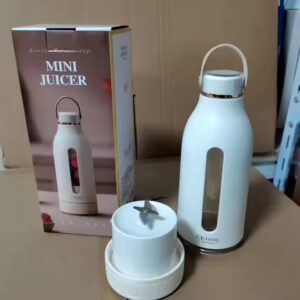 Portable Mini Blender Rechargeable Mixer Fresh Fruit Juicer Multifunction Electric Blender Cup 400ml Shakes Smoothie Maker - Image 5