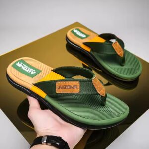Men's drag outside wear anti-slip and deodorant beach men's home with flip-flops men's flip-flops - Image 6
