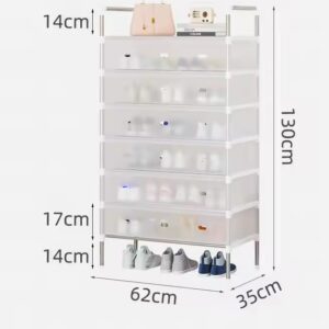 7-layer modern space saving layer shoe racks for sale simple designs to store shoes organizer - Image 7