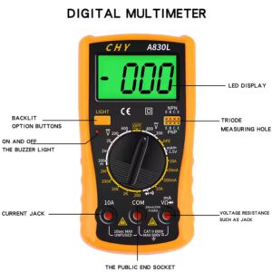 60W 110V/220V Multimeter Electric Soldering Iron Kit with Adjustable Temperature Electric Soldering Iron Electronic Repair Tool - Image 6