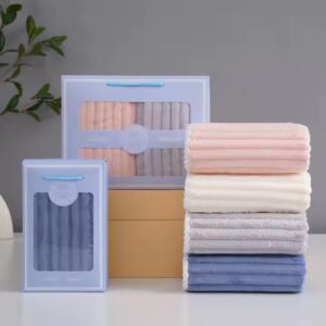 Coral Fleece Towel and Bath Towel Set - Image 2
