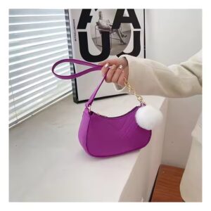 Stylish Wool Ball Women S Bag Retro Crossbody Bag For Fashionforward Ladies - Image 7