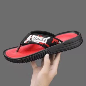 Navy Thick Platform Non-Slip Fashion Eva Flip Flop - Image 5
