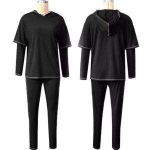 spring fall winter new women clothing ladies casual sports long sleeve hooded t shirt pants two piece women's sets - Image 7