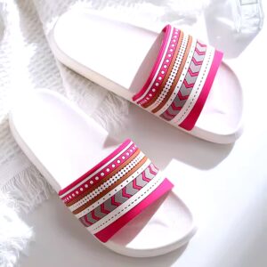 Top selling unisex shower slippers pvc outsole non-slip slides slippers for women and men - Image 8