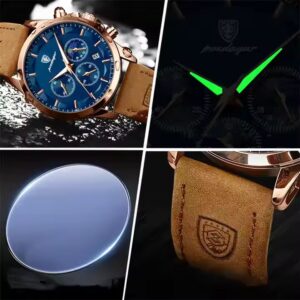 Men Quartz Watch Stainless Steel Band - Image 5