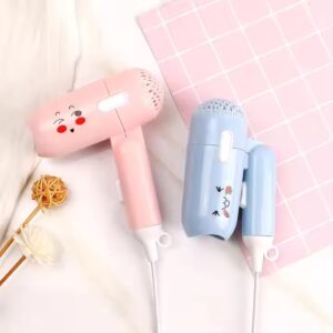 Portal Foldable Small Size Blower Cartoon Household Travel Use Light Weight Mini Hair Dryer - Image 5