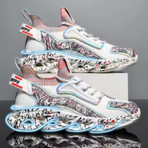 Men's Sneakers Running Shoes Breathable Outdoor Walking Sports Shoes - Image 4