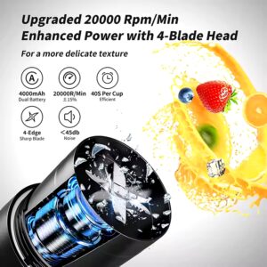 Portable Electric Fruit Juicer Handheld Smoothie Multifunction Maker Blender Stirring USB Rechargeable 3 in 1 Mini Juice Cup - Image 5