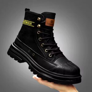Wholesale Design Luxury Personalized Casual Mens Boots Breathable Commuter Work Boots - Image 5