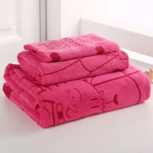 Three-Piece Cotton Bath Towel Set - Image 4