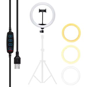 New10-inch 26cm super bright LED mobile phone live broadcast ring light - Image 3