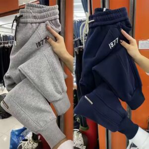 Autumn/Winter 2023 with fleece and thickening 1977 Jogger women's pants and sweatpants Fashion casual sports Harlan ankle - Image 3