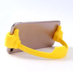 Cute Thumb-up Desktop Cell Phone Holder Stand Adjustable Plastic Lazy Phone Stand - Image 5