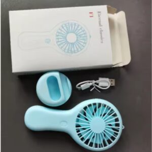 Ready To Ship Electric Small Handheld Personal Fan USB Rechargeable Mini Cute Portable Fan With Stand - Image 6