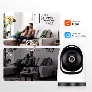 Indoor Home Security Tuya Smart Wifi Pet Baby Camera 2P&4P 2880*1620P Cloud Storage Wireless Baby Monitor - Image 3