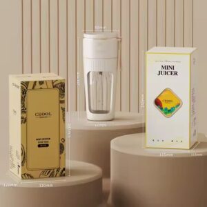 Portable Blender and Mixer 10 Blades Batidora Licuadora Portatil USB Rechargeable Fresh Juicer Bottle With Straw - Image 5
