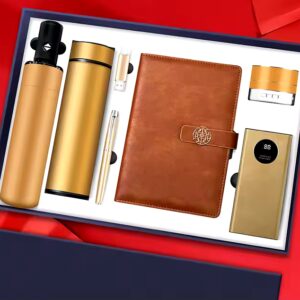 Corporate Custom logo Metal Pen power bank audio temperature display bottle Promotional Business Gift Set for office - Image 6