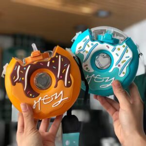 Donut Kids Straw Mug Portable Cute Water Bottle - Image 6