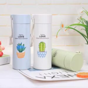 Reusable Insulated Water Bottle Travel Mug Vacuum Insulated Double Layer Water Food Grade Glass Bottle - Image 4