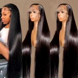 Lace Wig Glueless Brazilian Virgin Hair Wig 13x4 HD Topper Hair Lace Human Hair Wigs for Black Women - Image 4