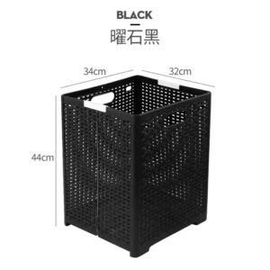 Collapsible Plastic Laundry Basket Folding Laundry Basket For Dirty Clothes - Image 7