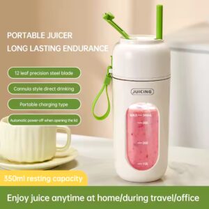 Powerful Personal Blender 18000 RPM Motor 12 Blades BPA Free Material Rechargeable USB Shakes and Smoothies Portable Blender - Image 5