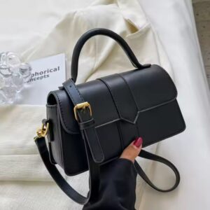 omen's Daily Crossbody Handbag Small Square Bag Designer Handbags Cross Shoulder Women Leather Hand Bag - Image 7