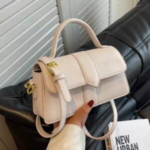 omen's Daily Crossbody Handbag Small Square Bag Designer Handbags Cross Shoulder Women Leather Hand Bag - Image 4