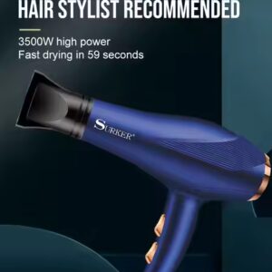 Surker 3500w high power hair dryer negative ion powerful hair dryer - Image 4