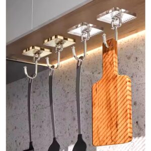 Hot Sale New Acrylic crystal transparent various rooms light luxury hook Adhesive wall hooks - Image 6