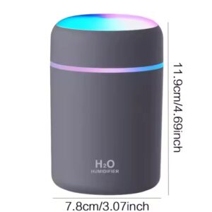 Colorful 300ml Cool Mist Humidifier Essential Oil Diffuser - Image 3