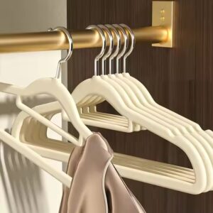 Velvet Hanger Black And Velvet Hangers Flocked Suit Coat Clothes Velvet Hangers - Image 4
