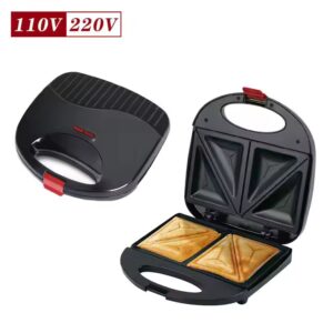 New Sandwich Maker Non-Stick Bakeware Cake Popular Special Design Portable Mini Non-Stick 4 Slice Grill Sandwich Maker Toaster - Image 3