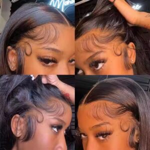 Brazilian Hair Wig 4x4 Closure Short Bob Wigs For Black Women - Image 5